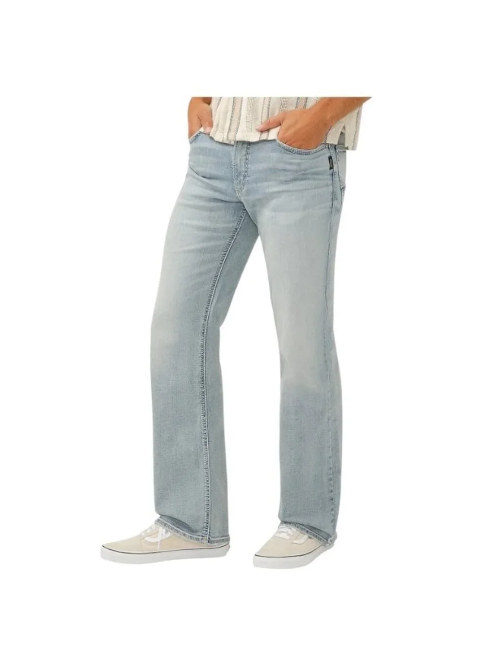 Silver Jeans The Zac Bootcut Jeans Blue Size 30 x 30 Minimalist Classic Casual